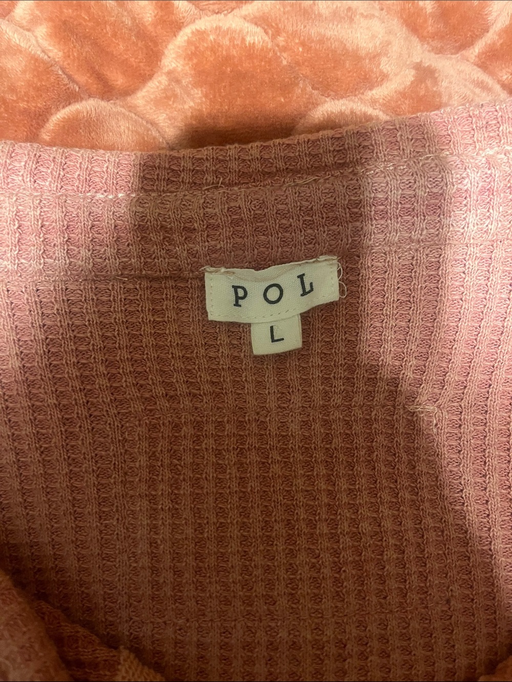 POL Patchwork Button-Front Shirt Jacket with contrasting Elbow Patches oversized - Picture 3 of 4